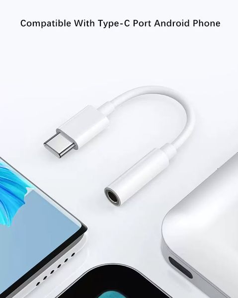 Переходник Type-C - 3.5 мм 4 pin mini jack AUX подключение наушников аудиовыход Xiaomi Huawei Motorola LeEco POCO Nubia iQOO VIVO Honor OPPO ВНИМАНИЕ:&nbsp; &nbsp;1. Если у Вашего сартфона присутствует разъем 3,5 мм для подключения наушников - то велика вероятность 8078-2 фото