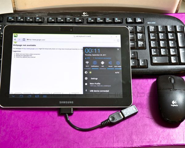 USB Host OTG Samsung Galaxy USB adapter адаптер USB Connection Kit Tab 10.1/8.9/7.0 P7500 P7510 P7300 p7310 1862, 1863 фото