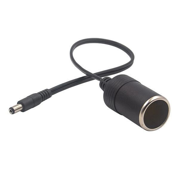 Кабель живлення перехідник 12v/24v mini jack (тато male 5.5*2.1 мм) &mdash; 12 V (роз'єм прикурювача Cigarette Socke 7807 фото