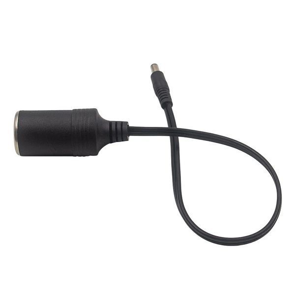 Кабель живлення перехідник 12v/24v mini jack (тато male 5.5*2.1 мм) &mdash; 12 V (роз'єм прикурювача Cigarette Socke 7807 фото