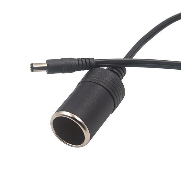 Кабель живлення перехідник 12v/24v mini jack (тато male 5.5*2.1 мм) &mdash; 12 V (роз'єм прикурювача Cigarette Socke 7807 фото