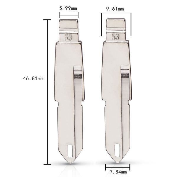 Keydiy жало KD № 53 (NE72 NE73 53#) Peugeot 206 207 306 405 Citroen C2/07 Picasso лезвие 5697 фото