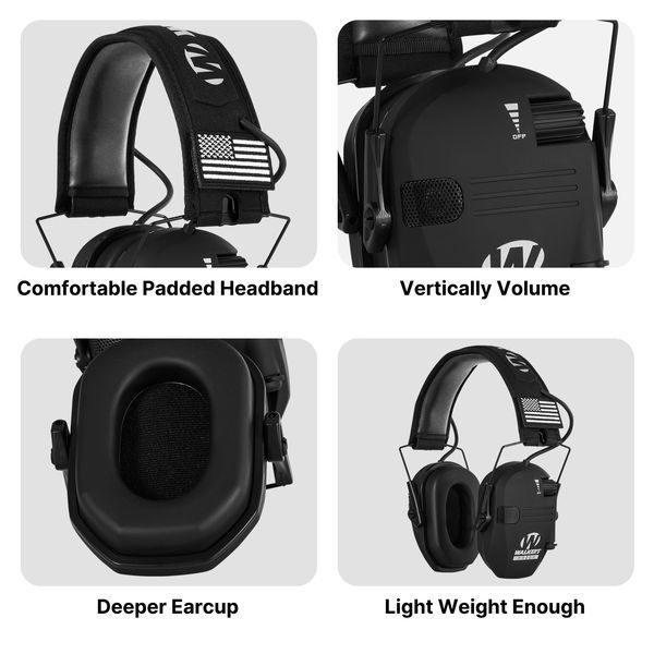 Наушники тактические Walker&rsquo;s Razor Patriot OD Brown USA (коричневые) артиллерийские для стрельбы активные NRR шумодав 23 дБ микрофон батарейки ААА 2 шт артиллерийские Активные наушники Walker&rsquo;s Razor Patriot OD Brown. Назначение: активное подавление резк 7405 фото