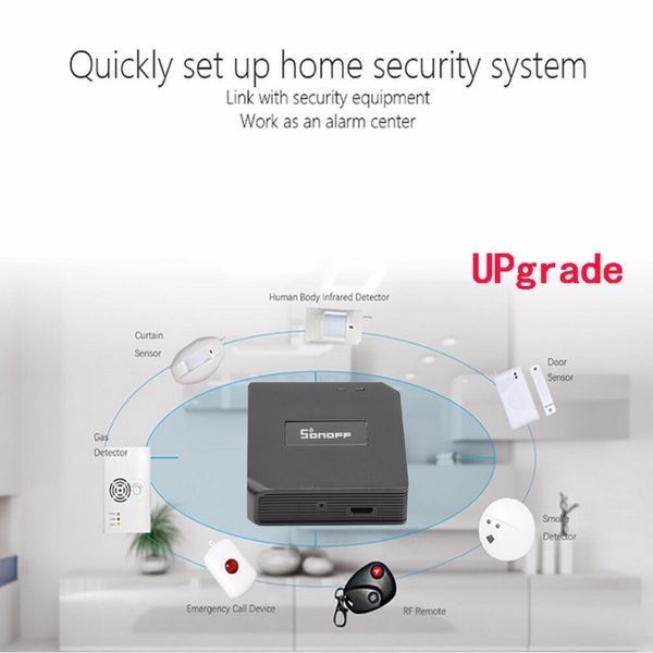 Sonoff RF Bridge WiFi 433 MHz умный вайфай радио мост умный дом подключение ворот управление сигнализацией 4876 фото