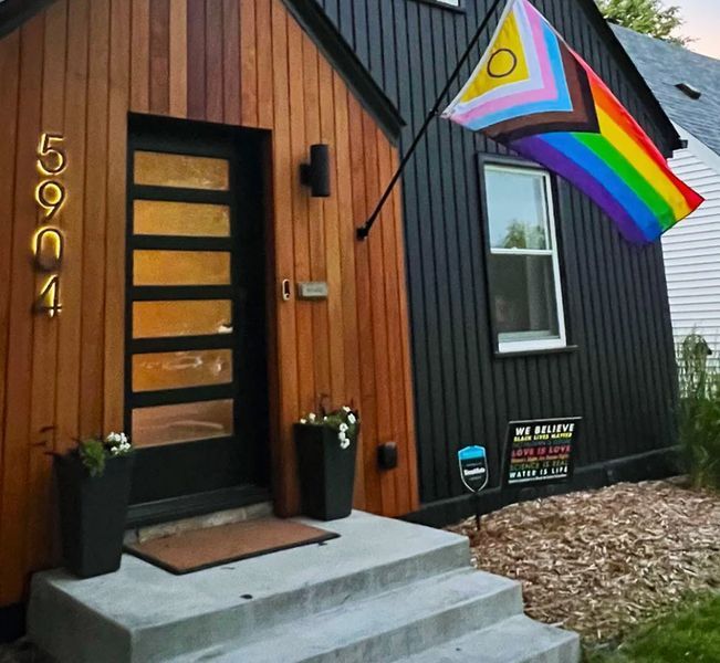 Флаг Progress Pride Flag LGBT 1978-2018 интерсекс-инклюзивный радужный лесби ЛГБТ гордости прогресса ЛГБТКИА расширенная версия 8187-5 фото