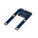 Адаптер Mini PCI-E mSATA -> SATA (7 pin) PCBA 50 mm подключение HDD SDD CD DVD BD привод 3284 фото 2