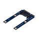 Адаптер Mini PCI-E mSATA -> SATA (7 pin) PCBA 50 mm подключение HDD SDD CD DVD BD привод 3284 фото 3