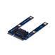 Адаптер Mini PCI-E mSATA -> SATA (7 pin) PCBA 50 mm подключение HDD SDD CD DVD BD привод 3284 фото 4