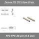 Разъем FFC FPC 0.5мм 26 pin (вертикальный, 90 градусов) LCD монитор ТВ LED под гибкий шлейф flex 6573 фото 1