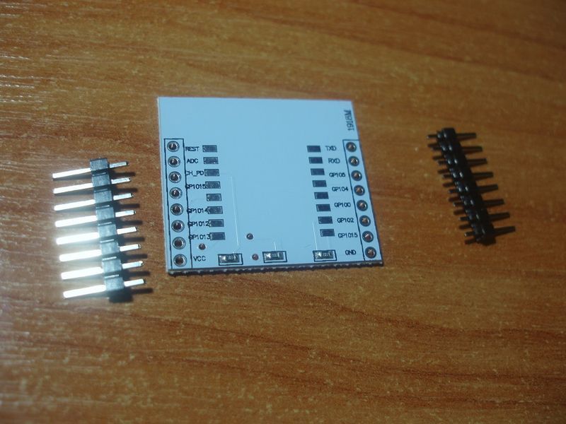 Підкладка DIP для ESP-12E ESP8266 плата перехідник 2.54 мм під встановлення модуля ESP-07, ESP-08, ESP-12 стабіліз 3288 фото