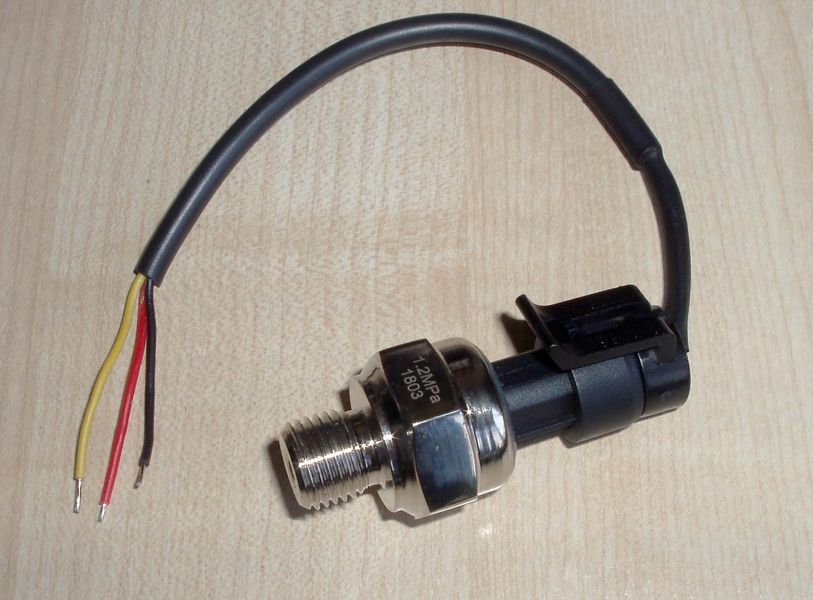 Датчик тиску G1/4 DC5V 0...1,2 Мпа для води, газу, нафти, 5 В для роботи з пристроями контролю й керування 4614 фото