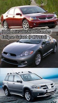 NXP Phillips Crypto&nbsp;Mitsubishi&nbsp;Транспондер&nbsp;чип імозапуск Mitsubishi ID46 Eclipse Outlander Galant 4560 фото