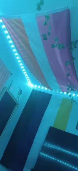 Прапор Помаранчево-рожевий Sunset 5-смуговий лесбі Orange Pink Lesbian community labrys flag 8187-7 фото