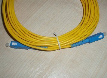 Патч-корд SC/UPC-SC/UPC SM 10м пигтейл, монтажный шнур, патчкорд SC-SC/UPC оптический соединительный 4961 фото