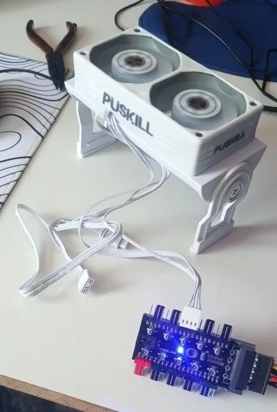 MOLEX (4-pin) PWM Cooler Fan HUB спліттер охолодження вентилятор 10 порт Splitter 6134-2 фото