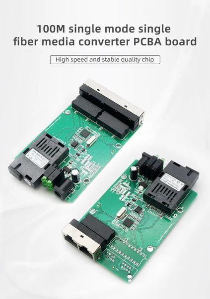 LT-PCB46-RTL8305-1FX4TX_V11 медиа конвертер hub switch (20km) Ethernet SC Fiber Media (одноволоконный оптическ 7480(7481)н фото