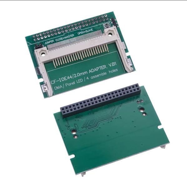 Адаптер 2.5 IDE (44 pin мама) - CF (50 pin) угловой 90 град. DMA adapter V.B1 LED 0629 фото