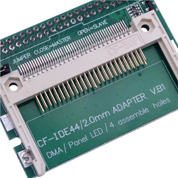 Адаптер 2.5 IDE (44 pin мама) - CF (50 pin) угловой 90 град. DMA adapter V.B1 LED 0629 фото