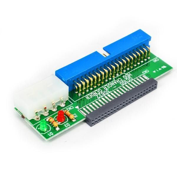 HX-IDE-K адаптер IDE (44 pin) 2.5' HDD - IDE (40 pin) 3.5' HDD переходник с ноутбучного ИДЕ разъема на обычный 0090 фото