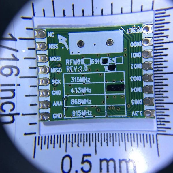 RFM69HW-433S2 Hope RF приймання передавач трансміттер радіомодуль 120dBm 433Mhz RF Transceiver 6689 фото