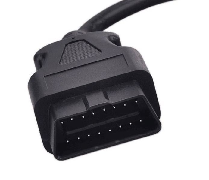 Колодка OBD2 male "папа" с кабелем 16 жил разъем расплетенка наконечник (переходник любой распиновки) 3525 фото