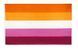 Прапор Помаранчево-рожевий Sunset 5-смуговий лесбі Orange Pink Lesbian community labrys flag 8187-7 фото 2