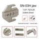 Сменная матрица SN-03H (губки jaw) для обжимных клещей, шестигранный обжим коаксиального кабеля RG-58/59 TNC/SMB/SMA/BNC 6 размеров 1.07-4.52 мм, ширина паза 4 мм 6839-2 фото 2