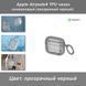 Apple Airpods4 TPU чехол силиконовый (прозрачный черный) 8019 фото 1