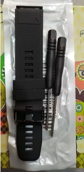 Garmin QUICKFIT ремінець силіконовий 22 мм (чорний) Fenix 5/6/7 Forerunner 965 955 945 935 745 Epix Instin 7873 фото