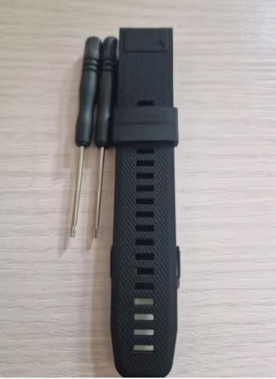 Garmin QUICKFIT ремінець силіконовий 22 мм (чорний) Fenix 5/6/7 Forerunner 965 955 945 935 745 Epix Instin 7873 фото