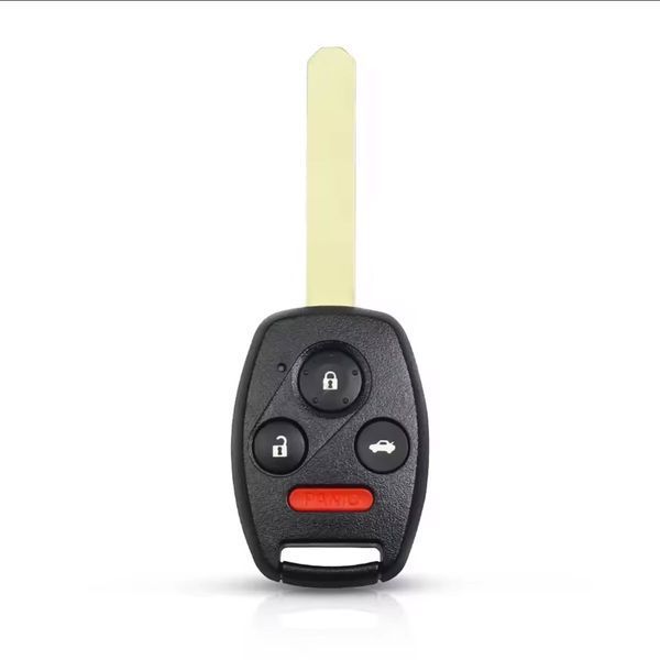 Корпус ключа с жалом под нарезку и кнопками ДУ ЦЗ (3 кнопки + Panic) для Honda Accord CRV Pilot Civic Odyssey 8046 фото
