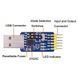 Адаптер конвертер USB-RS232/RS485/TTL (12 pin) на чипі CP2102 mutual convert 6 in 1 convert Універсальний модуль-перетворювач на базі високопродуктивного чипа CP2102 є незамінним інструментом для розробників, інженерів і ентузіастів електроніки.&nbsp; Він об'є 8138 фото 2