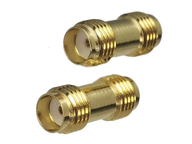 Перехідник SMA female (мама) - SMA female (мама) coupler об'єднувач для радіообладнання RF UHF VHF 3958 фото