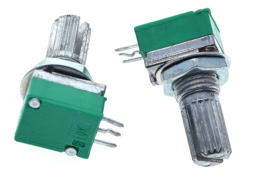 Потенциометр RK097 B10K 10K Ом (3 pin) &ndash; герметичный регулятор громкости для аудиоусилителей потенциометр крутилка Audio Amplifier Sealed Potentiometer 8308 фото