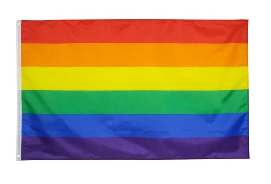 Флаг LGBT Pride Flag (90*150 см) 6-ти полосная версия, глобальный символом гордости, видимости и равных прав ЛГБТКИА+ 8187-4 фото