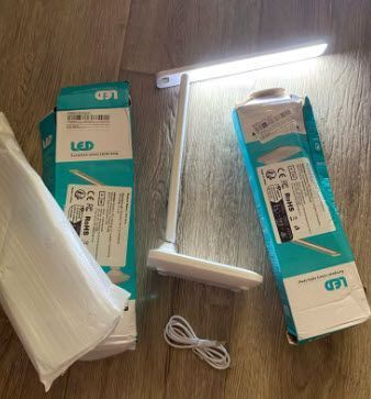 Лампа настольная LED сенсорная USB (4000 mAh) Rechargeable Folding Desk Lamp Eye Protection Touch Dimmable 7920 фото