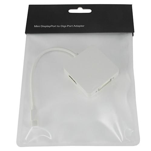 Перехідник mini DisplayPort &mdash; DVI+HDMI+DP (Mac) Apple конвертер AK-340509-002-W PC дисплей проєктор монітор 3107 фото