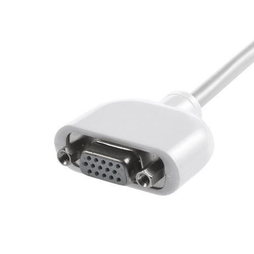 Apple Mac адаптер кабель mini DVI to VGA (miniDVI ВГА мини ДВИ) 633 фото