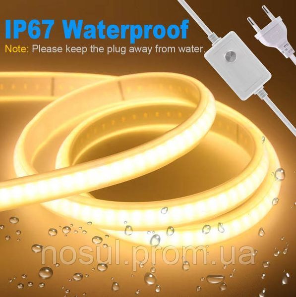 Світлодіодна стрічка COB LED Neon (220 V Dimmer) 4000 K, 5 м 8065 фото