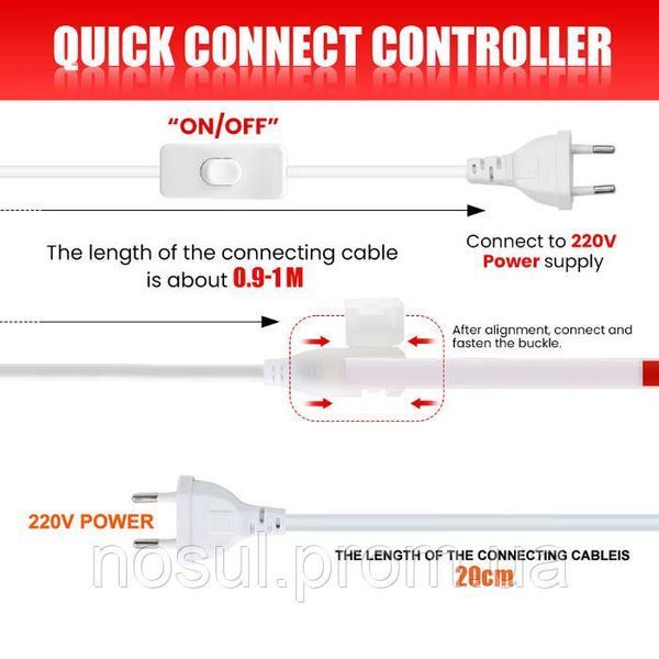 Світлодіодна стрічка COB LED Neon (220 V Dimmer) 4000 K, 5 м 8065 фото