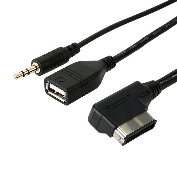 Интерсфей AMI MMI MDI - мини джек 3,5 мм + USB (AUDI VW Skoda Seat Mercedes MB port.No 4F0051510Q) MP3 AUX 3.5 4517 фото