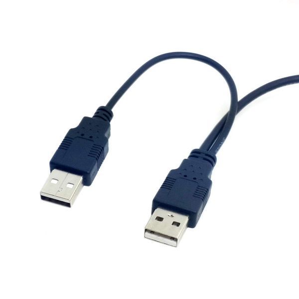 Кабель USB двойной 2 USB A - USB B (доп.питание) 4904 фото