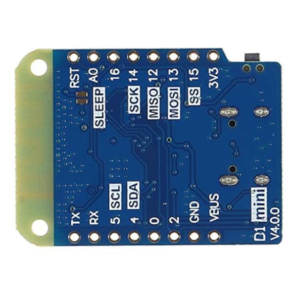 WeMos D1 mini v4 IoT WI-FI ESP8266T (Type-C, CH340C UART) контролер макетная плата разработчика мини Arduino/N 6439-2 фото