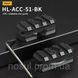 ARC RIS HL-ACC-51-BK 19 мм планка Пикатинни поворотная переходник для рейки FMA 360 Rotating Rail (ЧЕРНЫЙ) кре 7001 фото 2