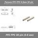 Разъем FFC FPC 0.5мм 30 pin (90 градусов, вертикальный) LCD монитор ТВ LED под гибкий шлейф flex 6576 фото 1