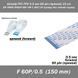 Шлейф FFC FPC 0.5 мм 60 pin 150 мм (прямой Forward) ZIF AWM 20624 60V VW-1 80C LIF провод flex гибкий подвод 7908-2 фото 1