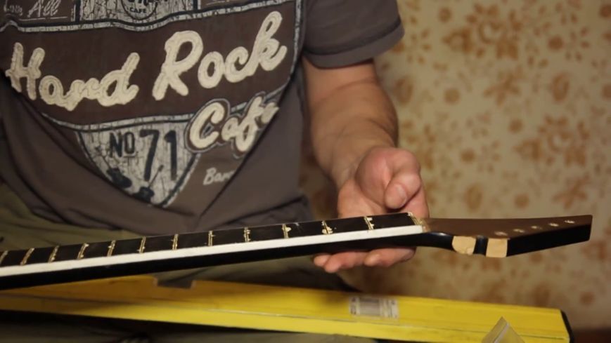 Комплект радиусных шаблонов для измерения и контроля накладки грифа (настройки радиус бриджа и высоты струн) 6517 фото