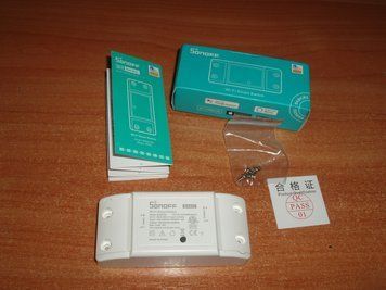 Sonoff Basic R2 10A Wi-fi switch&nbsp;беспроводный wi-fi выключатель умный дом автоматизация освещение питание 4875 фото