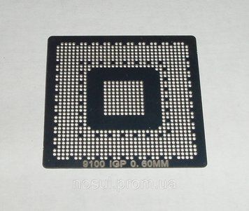 BGA шаблоны ATI 0.6 mm 9100 IGP трафареты для реболла реболинг набор восстановление пайка ремонт прямого нагре 4126 фото
