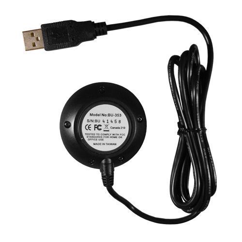 BU-353 S4 SiRF Star IV Outdoor выносной GPS приёмник с USB интерфейсом (совместимость с авиационным 1753 фото